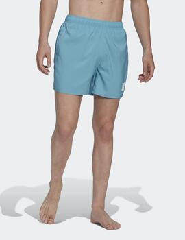 Bañador Adidas SOLID CLX SH SL Azul