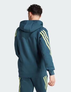 Sudadera Adidas Future Icons M FI 3S FZ verde