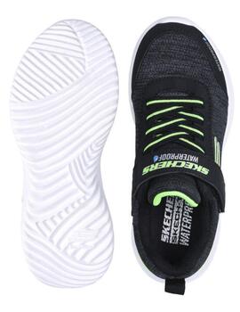 Zapatilla Skechers Waterproof Bounder D.D. Negro