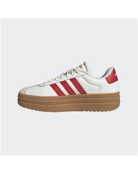 Zapatilla Adidas VL Court Bold JI1797 Blanco/rojo