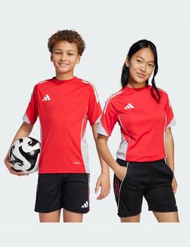 Camiseta Adidas Jr Tiro25 Training JP1551 rojo