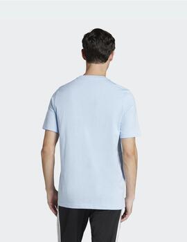 Camiseta Adidas M T FILL TEE celeste JJ3865