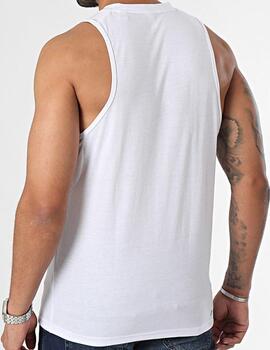 Camiseta Adidas sin mangas train Ess blanco IC6947