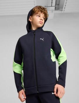 Chaqueta Puma Evostripe Jr FullZip Marino 685775
